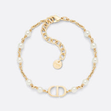 18K Dior Petit CD Pearls Bracelet