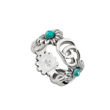Gucci Double G Flowers Ring