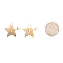 18K CD Tribales Star Earrings