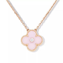 18K Van Cleef & Arpels Sweet Alhambra Pink Necklace
