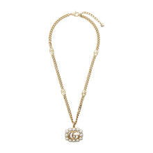 18K Double G Pearl Double G Necklace