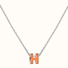 18K Mini Pop H Orange Necklace