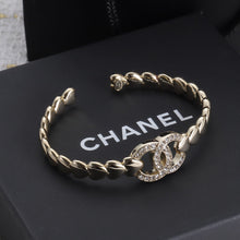 18K CHANEL CC Diamond Open Bracelet