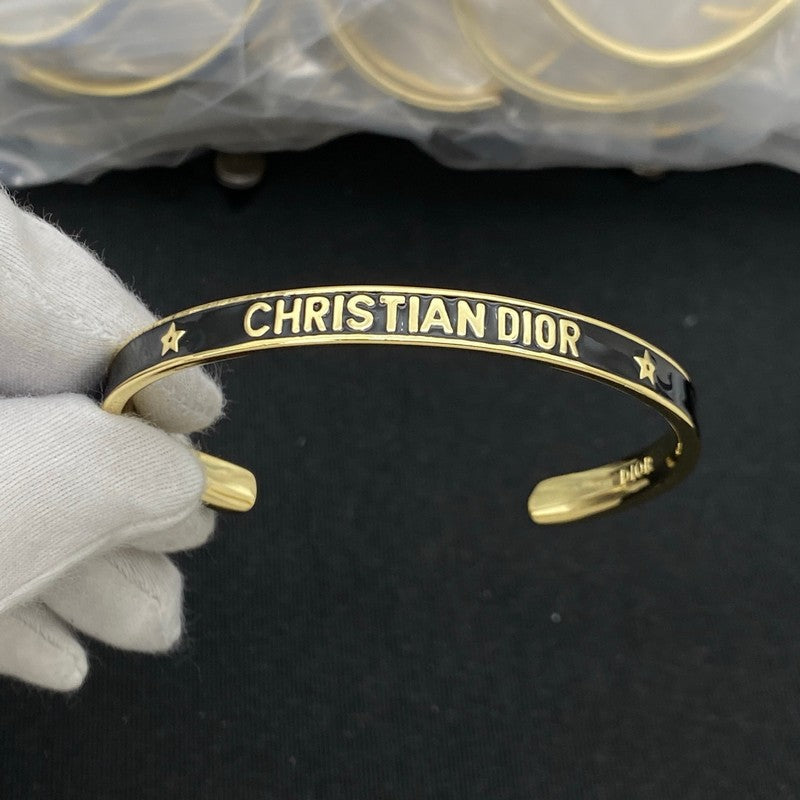 18K CD Black Gold Star Bracelet