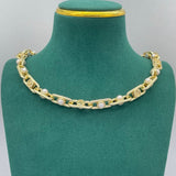 18K GG Gold Pearl Chain Necklace