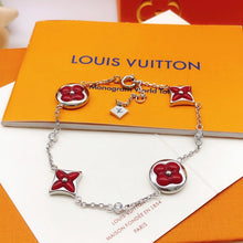 18K Louis Blossom Red Flower Bracelet