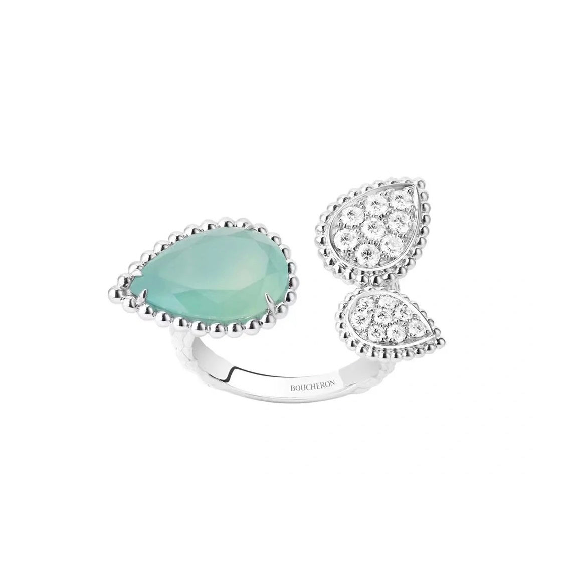 18K Boucheron Serpent Boh¨¨me Diamonds Ring