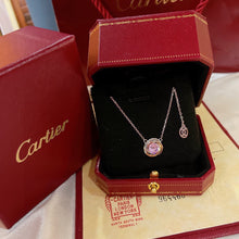 18K Trinity Pink Sapphire Necklace