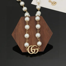 18K Double G Pearl Necklace