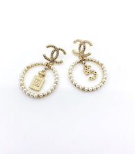 18K CC No.5 Perfume Bottle Earrings