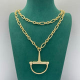 18K GG Gold Chain Link Necklace