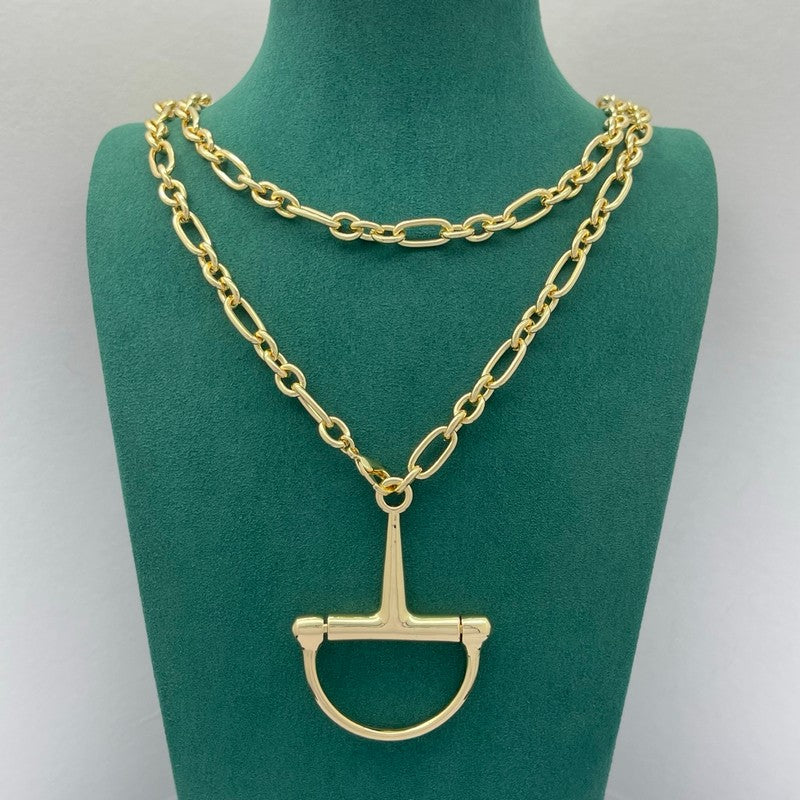 18K GG Gold Chain Link Necklace