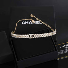 18K CC Diamonds Choker Necklace