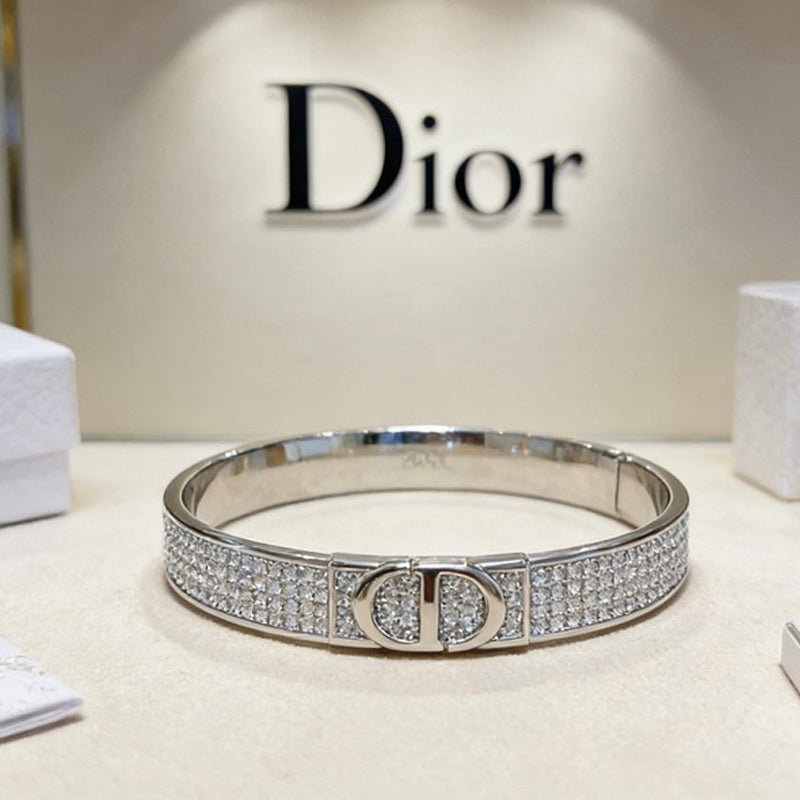 18K CD Diamond Gold Bracelet
