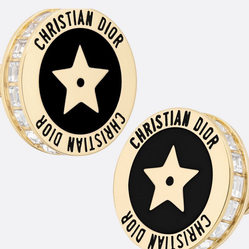18K CD Night Code Earrings