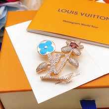 18K Louis Blooming Brooch