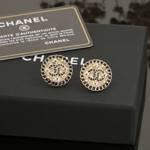 18K CC Strass Earrings