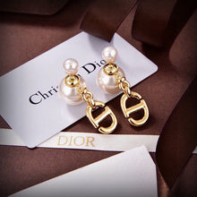 18K CD Pearls Earrings