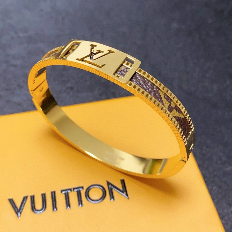 18K Louis Vintage Brown Gold Bracelet