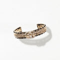 18K CC Strass Cuff Bracelet