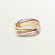 18K Trinity Cushion Ring