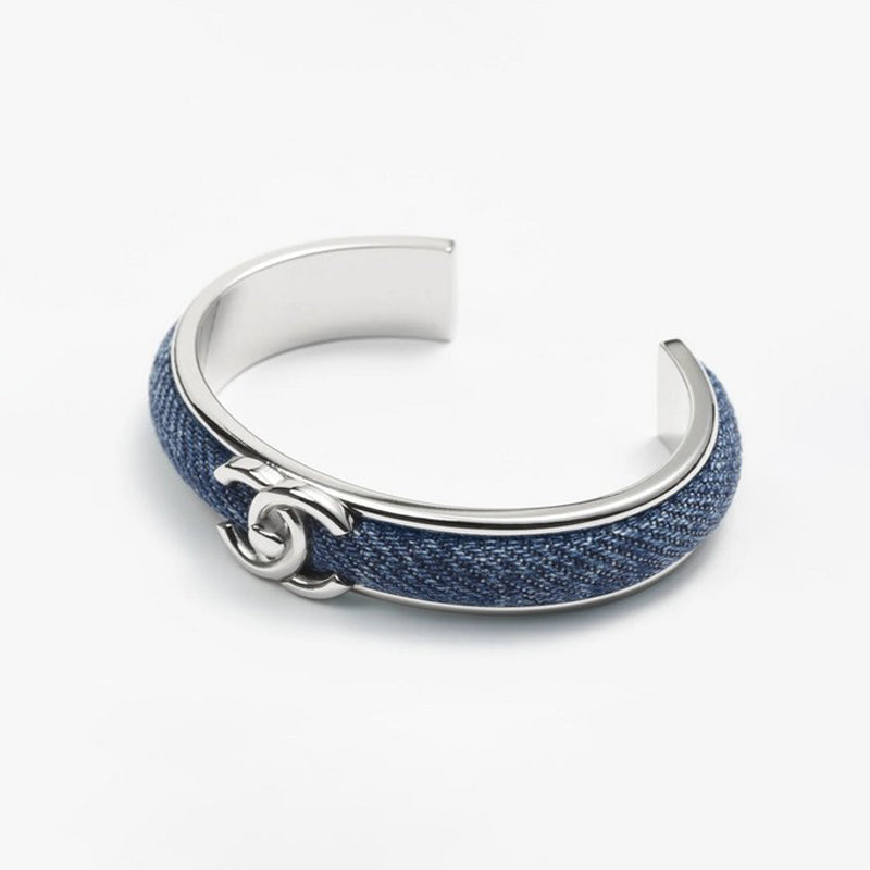 18K CC Denim Blue Cuff Bracelet