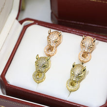 18K Panthère De Diamond Earrings