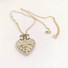 18K CC Heart Necklace