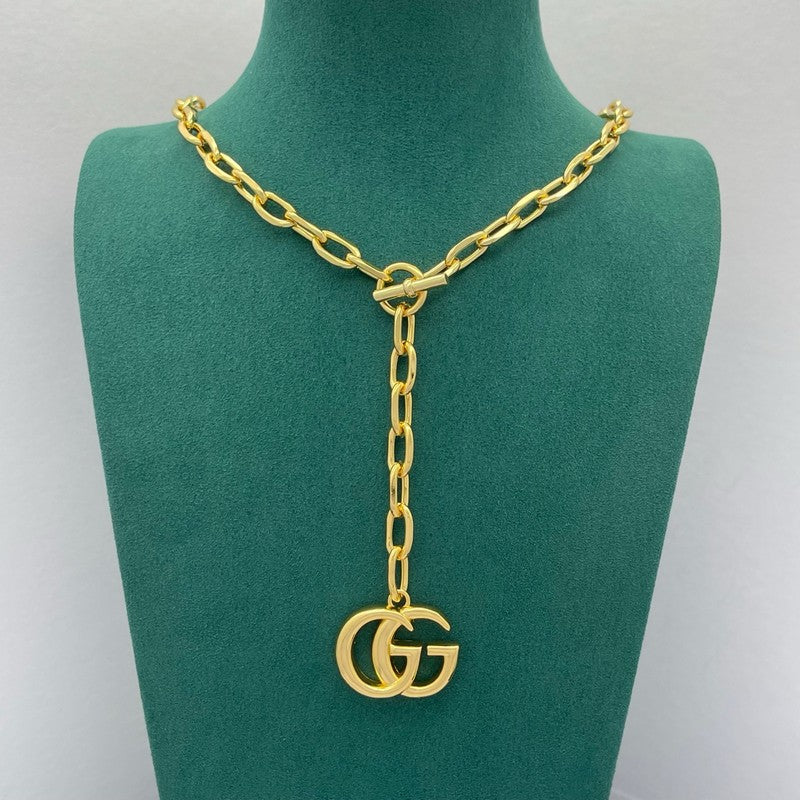 18K GG Big Gold Chain Necklace