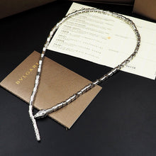18K BV Serpenti Viper Demi-Pavé Diamonds Necklace