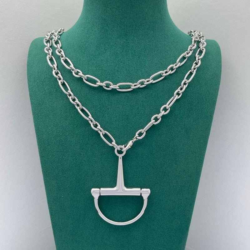 18K GG Gold Chain Link Necklace