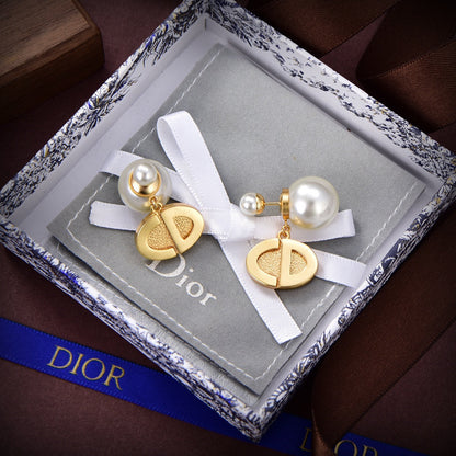 18K CD Tribales Pearls Earrings