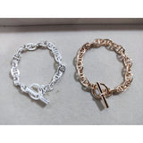 18K Her Cha?ne D'ancre Encha?n¨¦e Bracelet