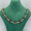 18K GG Interlocking G Brown Necklace
