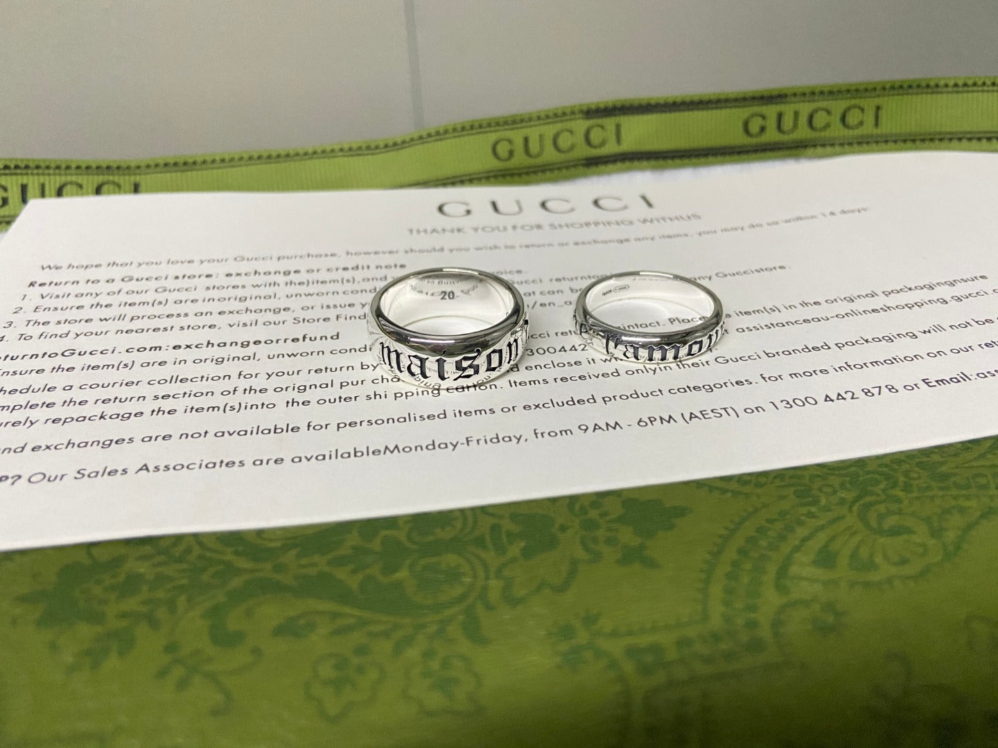 Double G Maison de l'Amour Ring