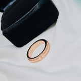 18K T Narrow Pave Diamond Ring