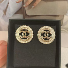 18K CC Classic Diamond Earrings