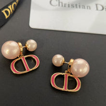 18K CD 30 Montaigne Rani Pink Pearls Earrings