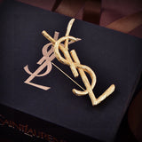 18K Saint Vintage Brooch