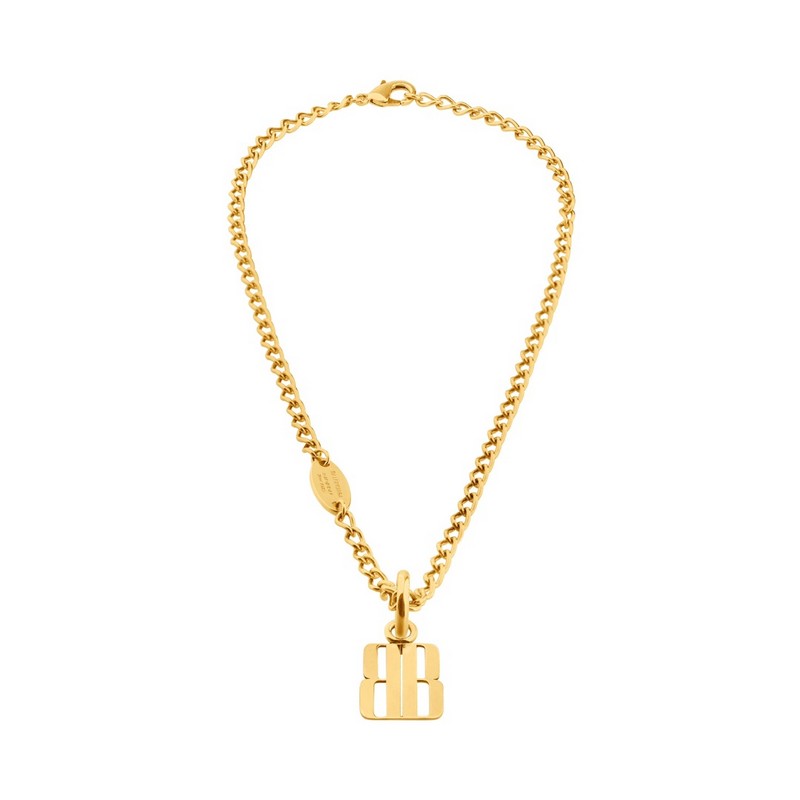 18K BB Gold Chain New Necklace
