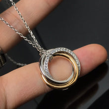 18K Trinity Diamonds Necklace