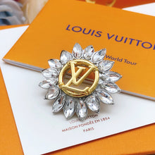 18K Louis Sunflower Brooch