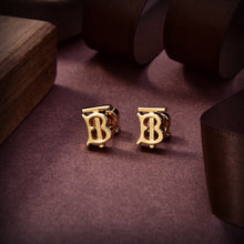 18K BB Logo Earrings