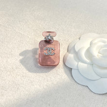 18K CC Perfume Color Bottle Brooch