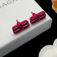 18K BB Pink Icon Earrings