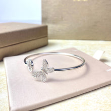 18K Double G Flora Bangle Diamond Bracelet