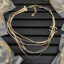 18K CC Gold Necklace