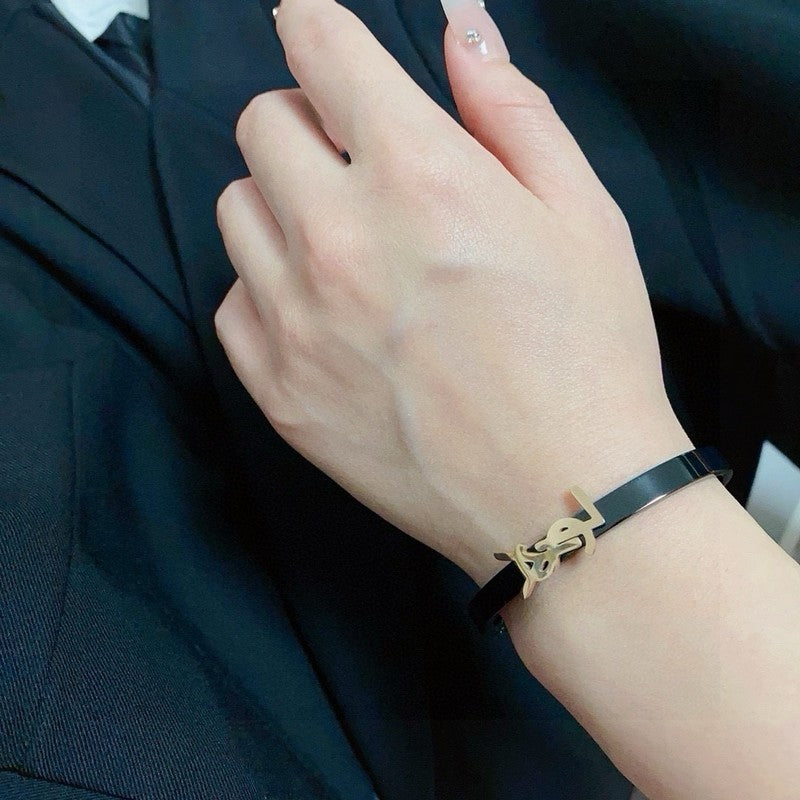 18K Saint Black Gold Bracelet