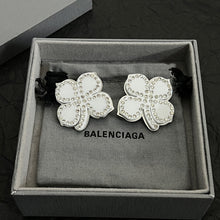18K Balenciaga Flower Earrings