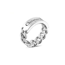 18K CD Couture Chain Link Ring